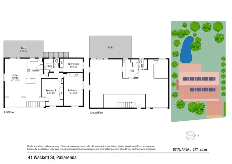 Floorplan of Homely house listing, 41 Wackett Street, Pallarenda QLD 4810