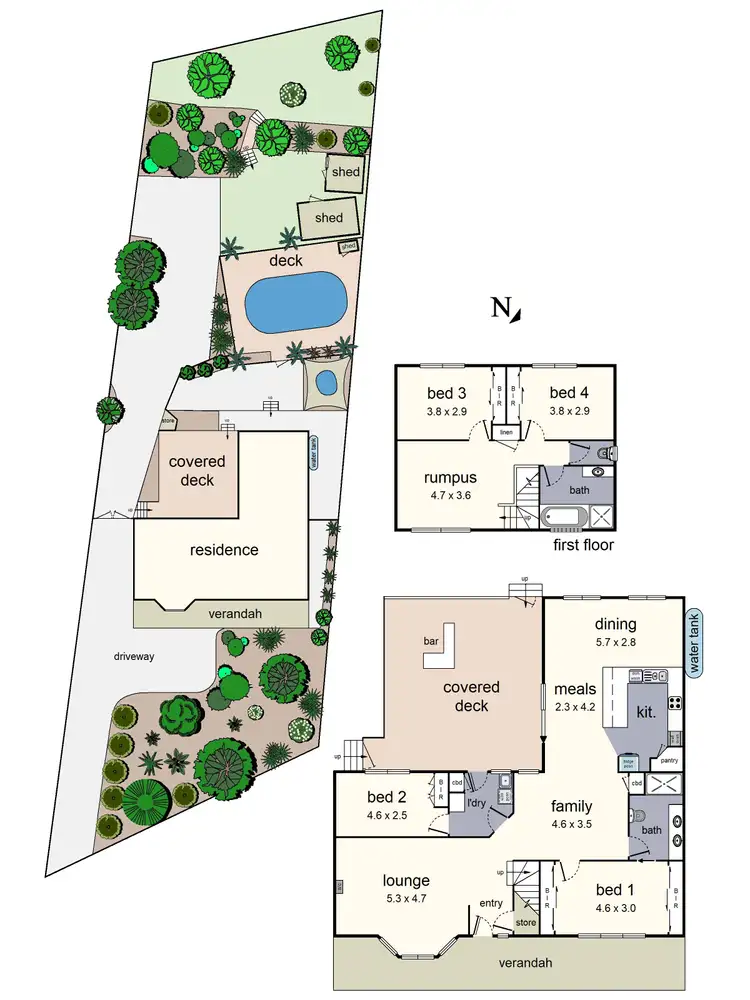 Floorplan of Homely house listing, 20 Watkins Crescent, Mount Evelyn VIC 3796