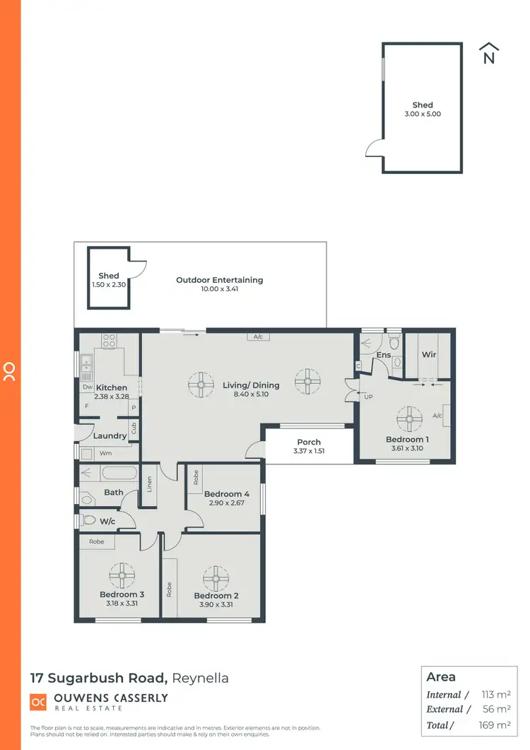 Floorplan of Homely house listing, 17 Sugarbush Road, Reynella SA 5161