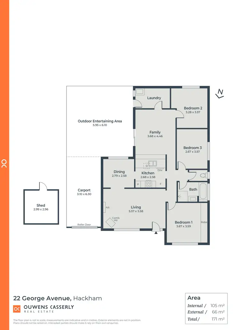 Floorplan of Homely house listing, 22 George Avenue, Hackham SA 5163