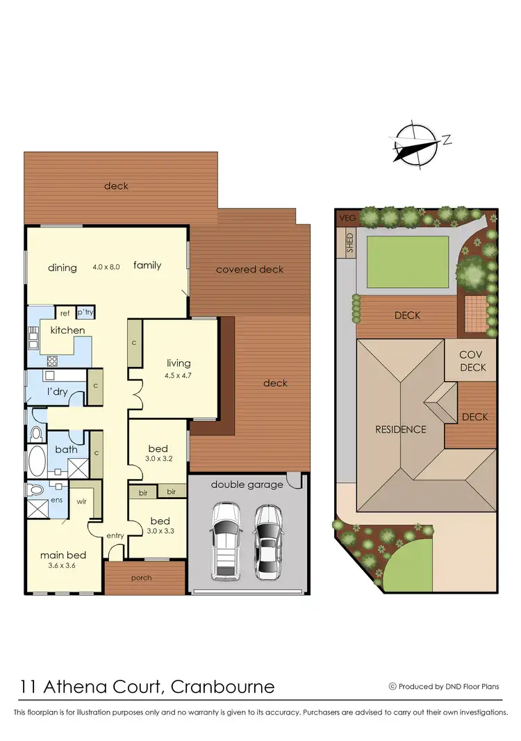 Floorplan of Homely house listing, 11 Athena Court, Cranbourne VIC 3977