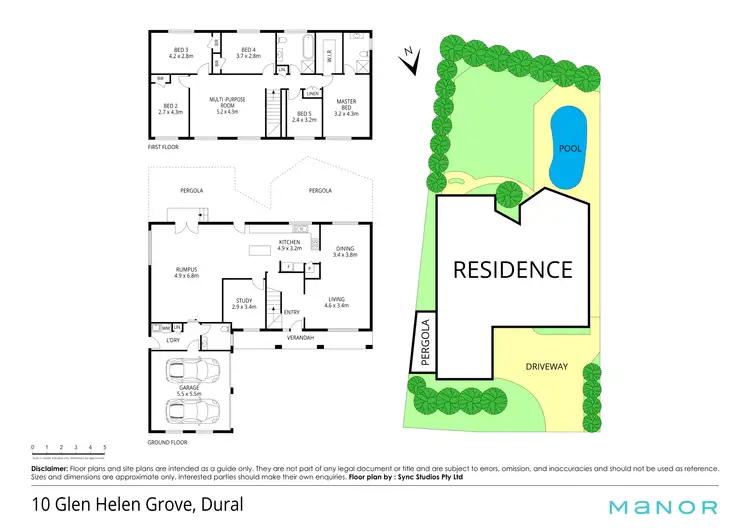Floorplan of Homely house listing, 10 Glen Helen Grove, Dural NSW 2158