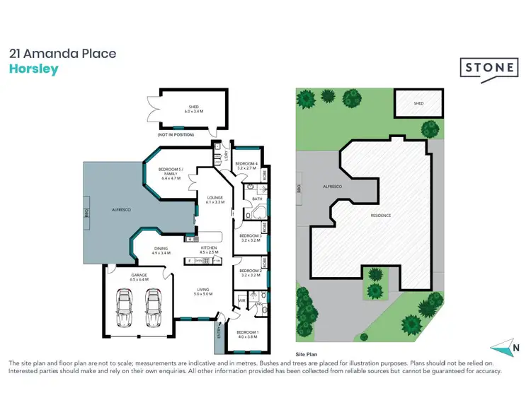 Floorplan of Homely house listing, 21 Amanda Place, Horsley NSW 2530