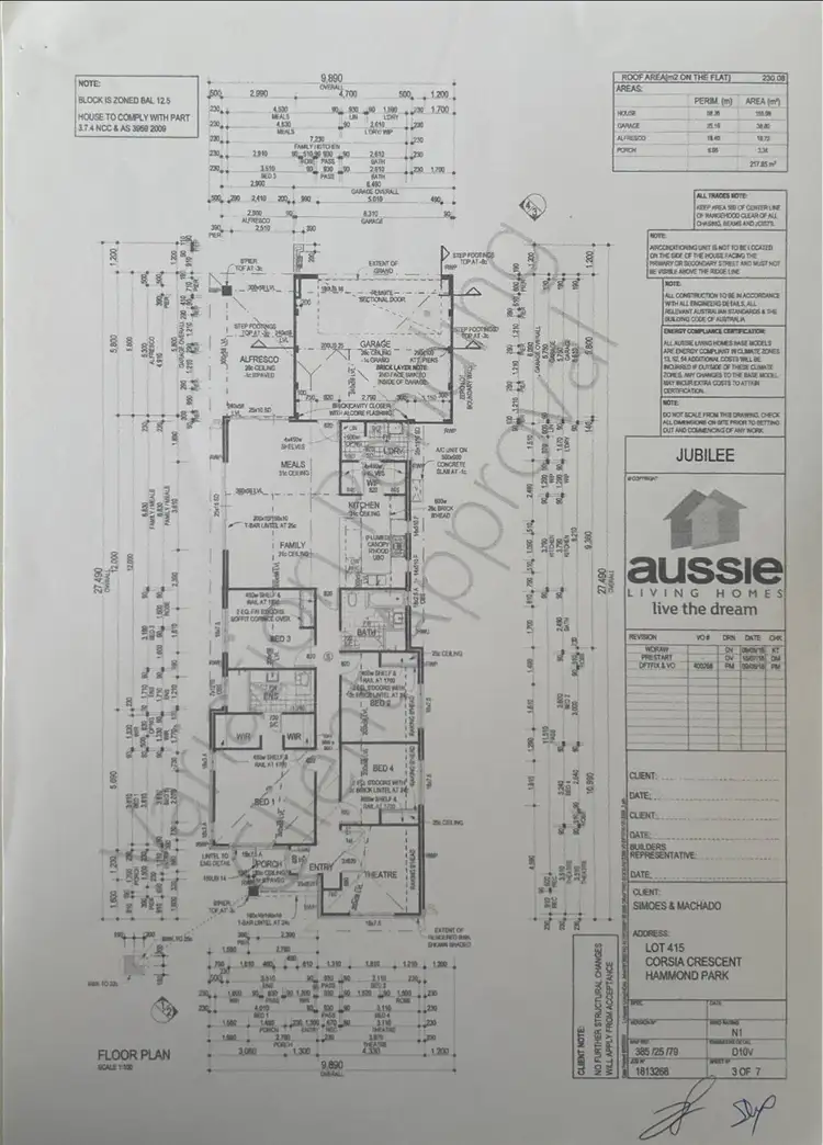 Floorplan of Homely house listing, 54 Corsia Crescent, Hammond Park WA 6164