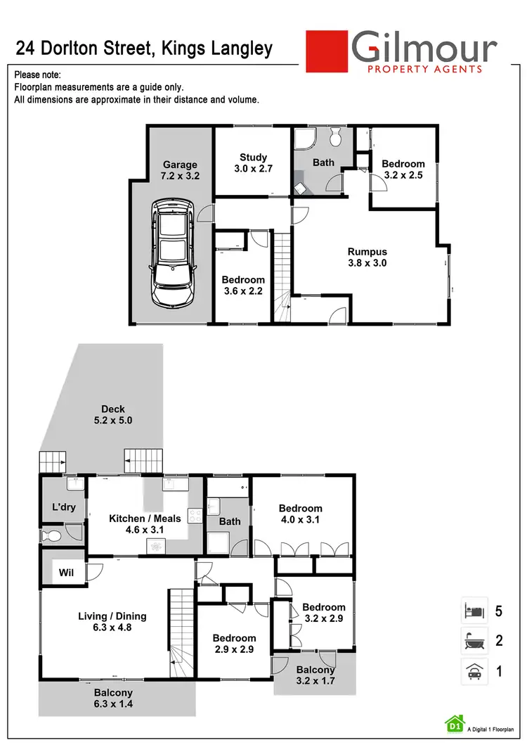Floorplan of Homely house listing, 24 Dorlton Street, Kings Langley NSW 2147