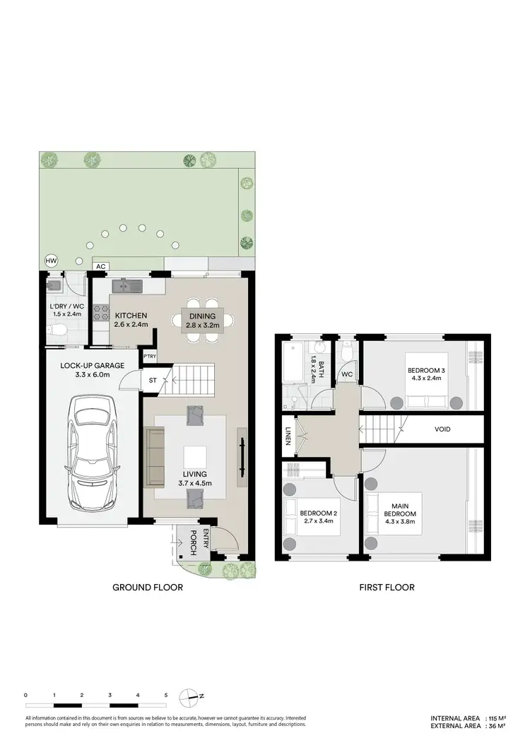 Floorplan of Homely villa listing, 3/11 Warwick Street, Blackwall NSW 2256