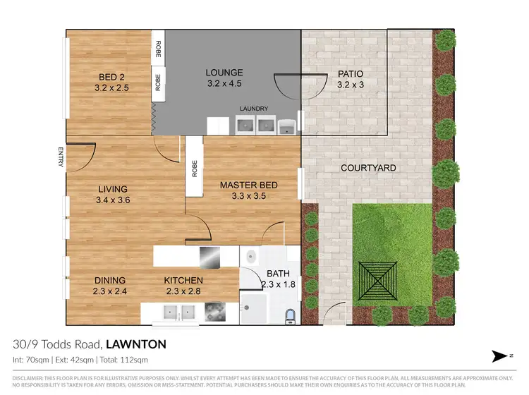 Floorplan of Homely unit listing, 30/9 Todds Road, Lawnton QLD 4501