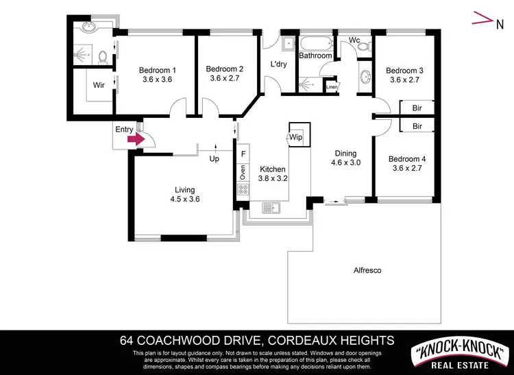 Floorplan of Homely house listing, 64 Coachwood Drive, Cordeaux Heights NSW 2526