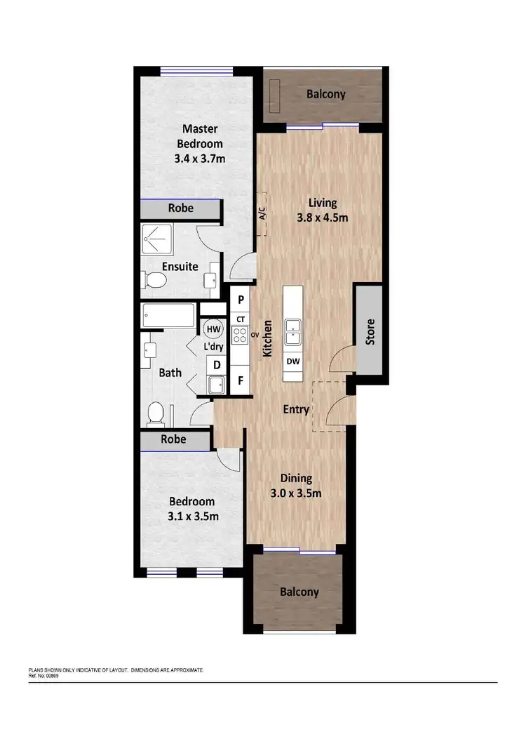 Floorplan of Homely apartment listing, 10/108 Athllon Drive, Greenway ACT 2900