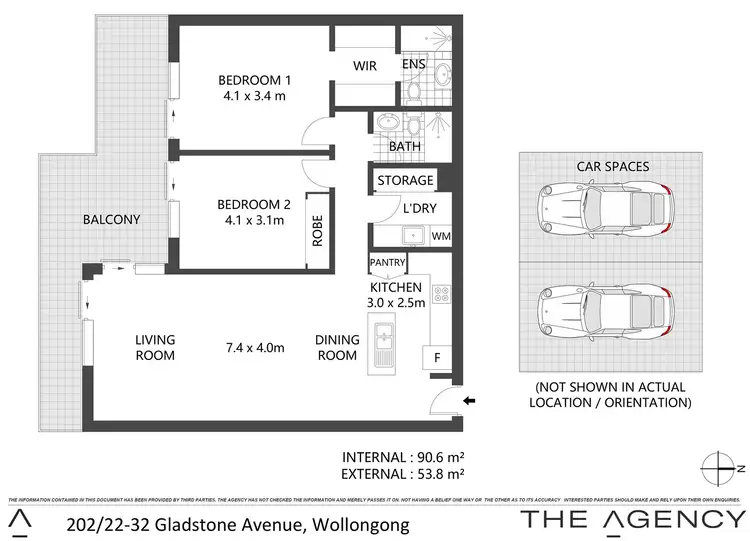Floorplan of Homely unit listing, 202/22-32 Gladstone Avenue, Wollongong NSW 2500