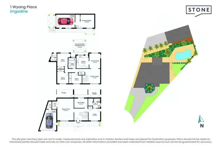 Floorplan of Homely house listing, 1 Wyang Place, Engadine NSW 2233