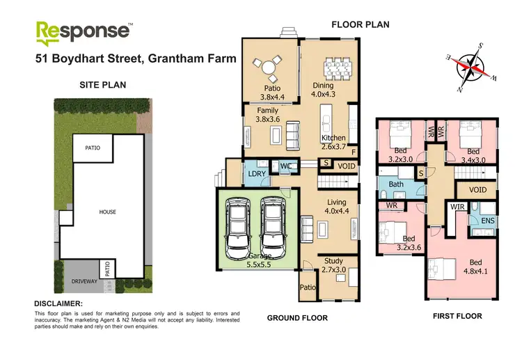 Floorplan of Homely house listing, 51 Boydhart Street, Grantham Farm NSW 2765
