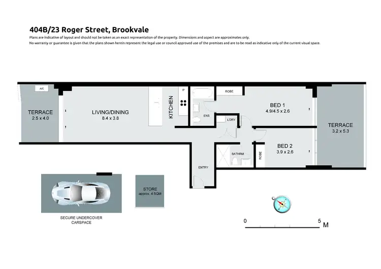 Floorplan of Homely apartment listing, 404B/23 Roger Street, Brookvale NSW 2100
