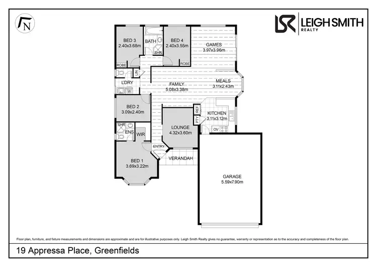 Floorplan of Homely house listing, 19 Appressa Place, Greenfields WA 6210