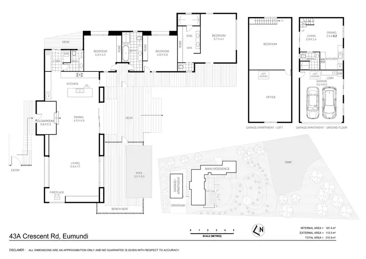 Floorplan of Homely house listing, 43A Crescent Road, Eumundi QLD 4562
