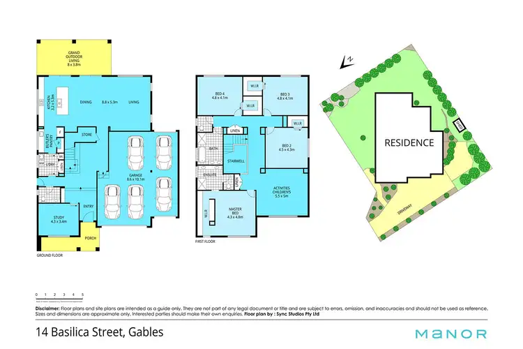 Floorplan of Homely house listing, 14 Basilica Street, Gables NSW 2765