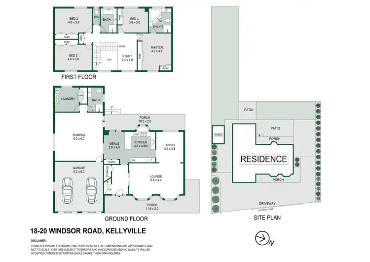 Floorplan of Homely house listing, 18-20 Windsor Road, Kellyville NSW 2155