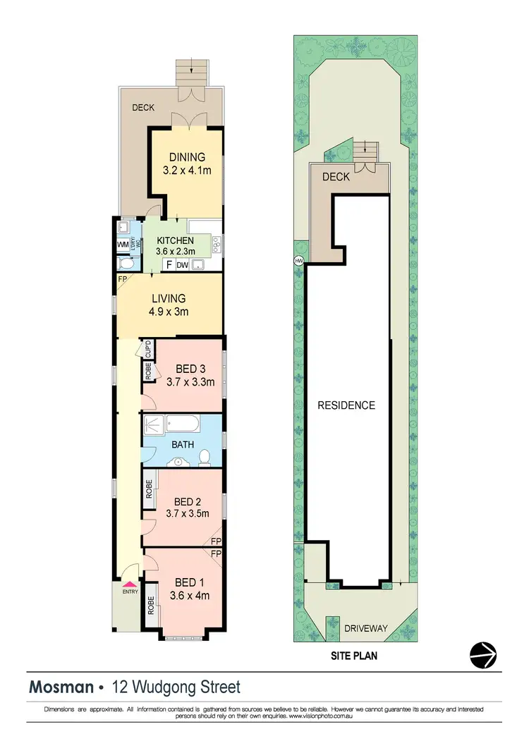 Floorplan of Homely house listing, 12 Wudgong Street, Mosman NSW 2088