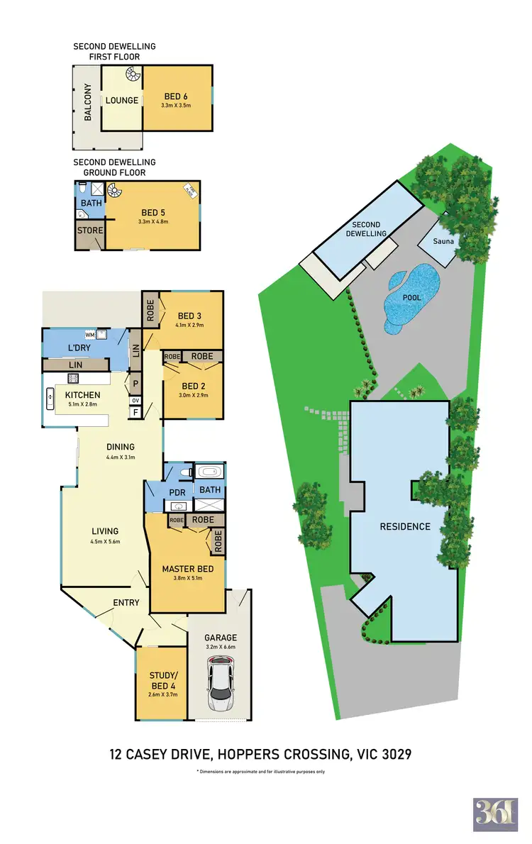 Floorplan of Homely house listing, 12 Casey Drive, Hoppers Crossing VIC 3029