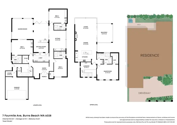 Floorplan of Homely house listing, 7 Fourmile Avenue, Burns Beach WA 6028
