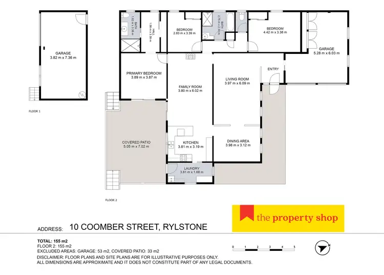 Floorplan of Homely house listing, 10 Coomber Street, Rylstone NSW 2849
