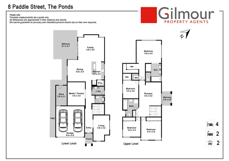 Floorplan of Homely house listing, 8 Paddle Street, The Ponds NSW 2769