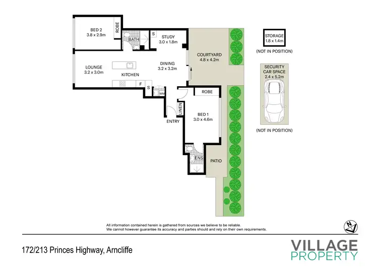 Floorplan of Homely apartment listing, 172/213 Princes Highway, Arncliffe NSW 2205