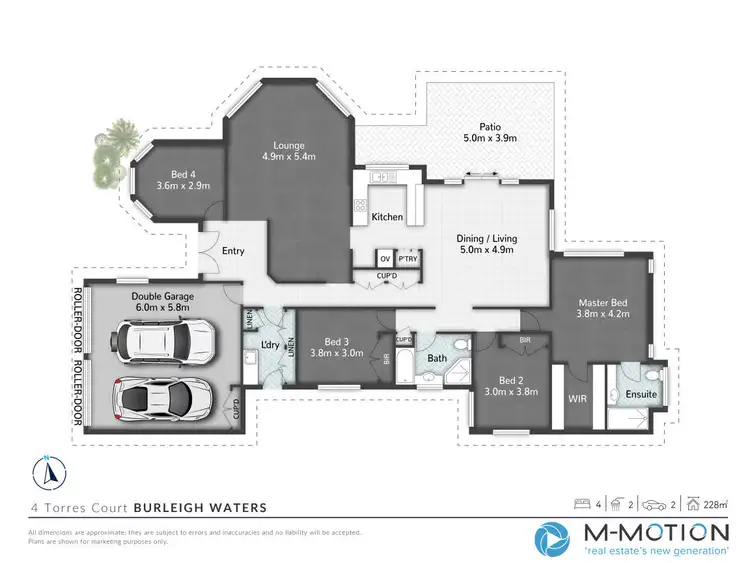 Floorplan of Homely house listing, 4 Torres Court, Burleigh Waters QLD 4220