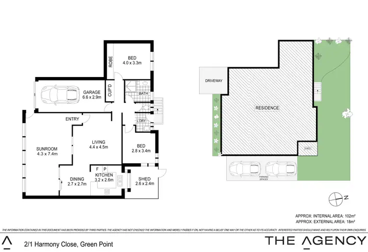 Floorplan of Homely villa listing, 2/1 Harmony Close, Green Point NSW 2251