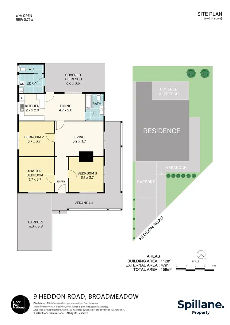 Floorplan of Homely house listing, 9 Heddon Road, Broadmeadow NSW 2292