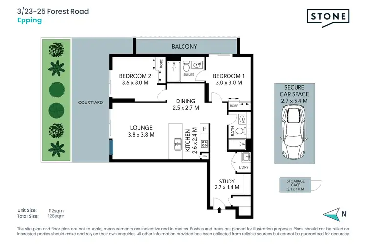 Floorplan of Homely apartment listing, 3/23-25 Forest Grove, Epping NSW 2121