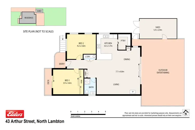 Floorplan of Homely house listing, 43 Arthur Street, North Lambton NSW 2299