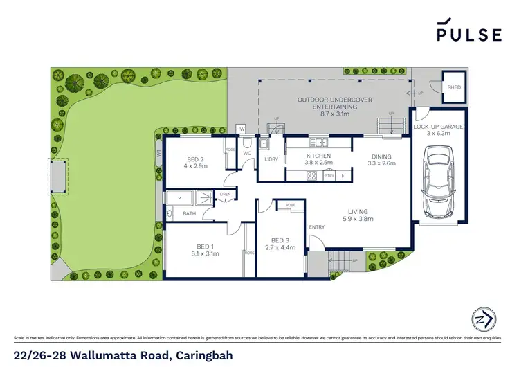 Floorplan of Homely villa listing, 22/26-28 Wallumatta Road, Caringbah NSW 2229