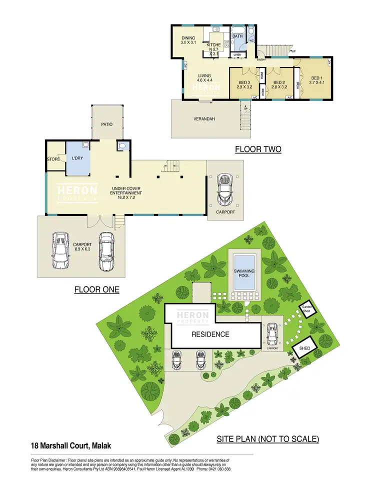 Floorplan of Homely house listing, 18 Marshall Court, Malak NT 812