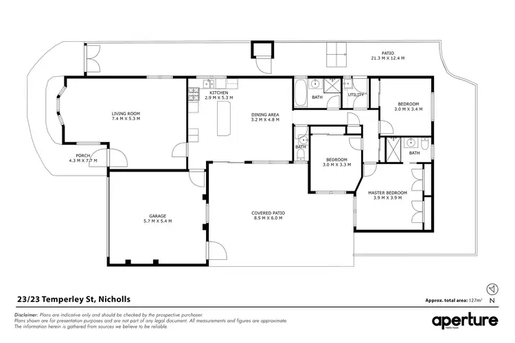 Floorplan of Homely house listing, 23/23 Temperley Street, Nicholls ACT 2913