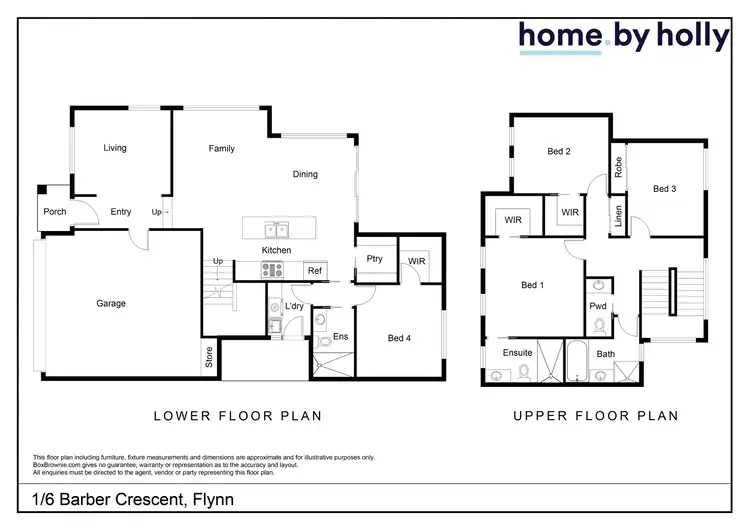 Floorplan of Homely house listing, 1/6 Barber Crescent, Flynn ACT 2615