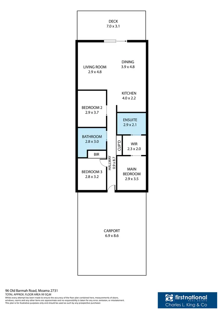 Floorplan of Homely villa listing, 58/96 Old Barmah Road, Moama NSW 2731