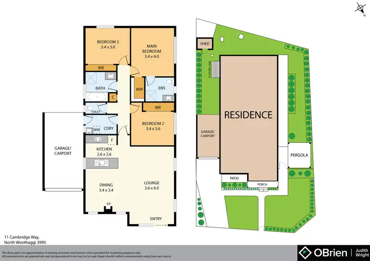 Floorplan of Homely house listing, 11 Cambridge Way, North Wonthaggi VIC 3995