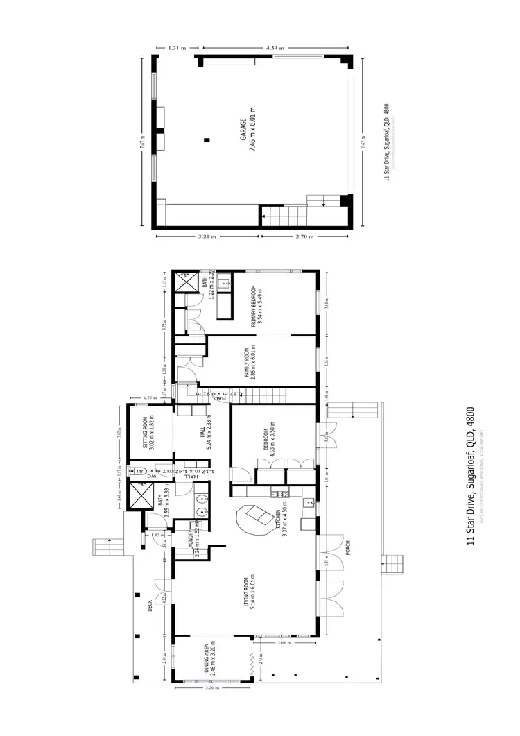 Floorplan of Homely house listing, 11 Star Drive, Sugarloaf QLD 4800