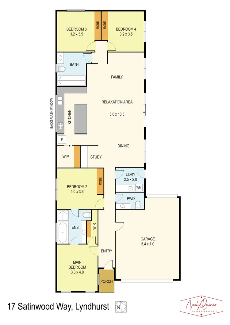 Floorplan of Homely house listing, 17 Satinwood Way, Lyndhurst VIC 3975