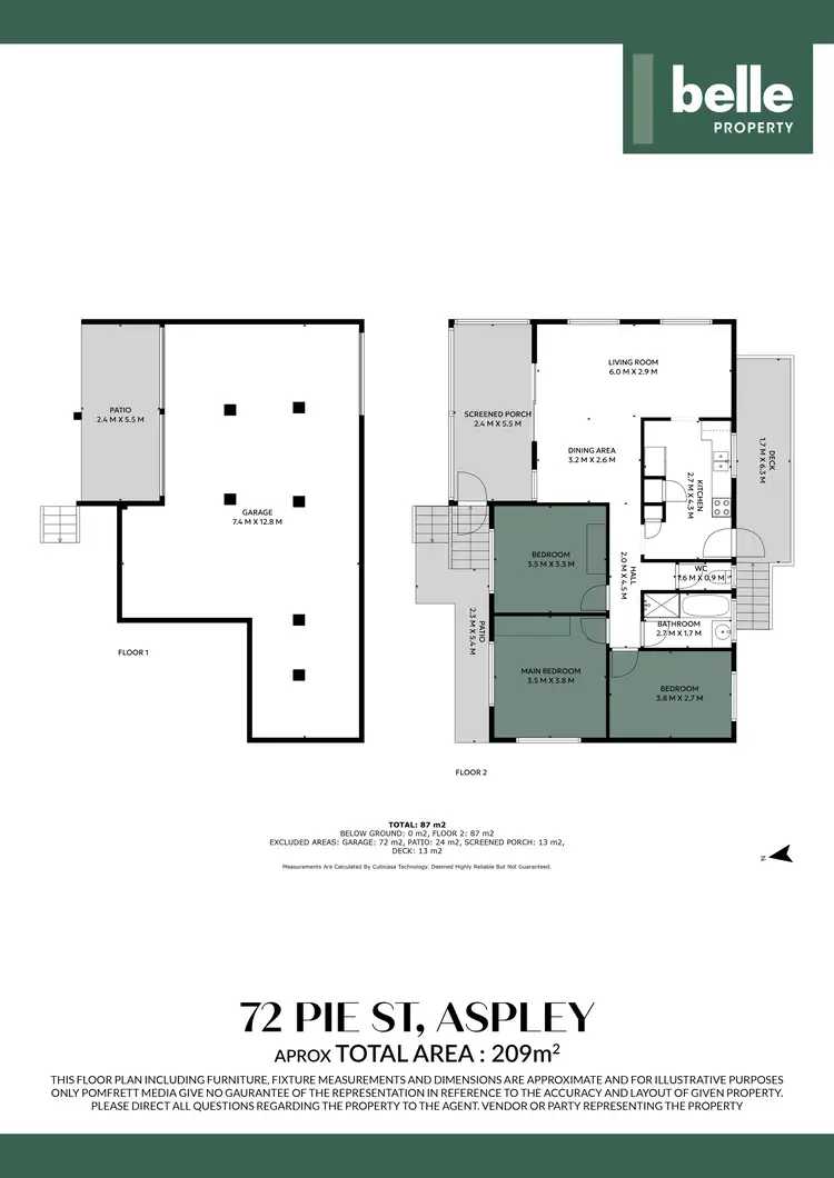 Floorplan of Homely house listing, 72 Pie Street, Aspley QLD 4034