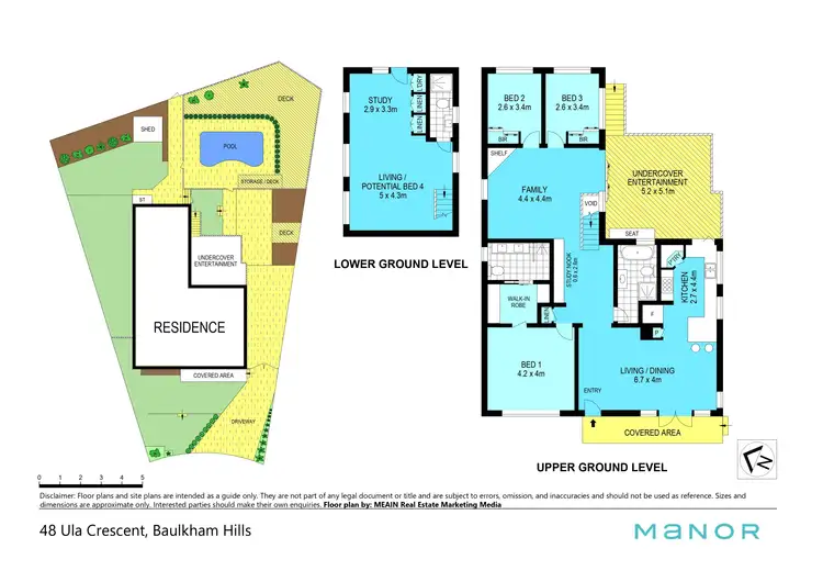Floorplan of Homely house listing, 48 Ula Crescent, Baulkham Hills NSW 2153