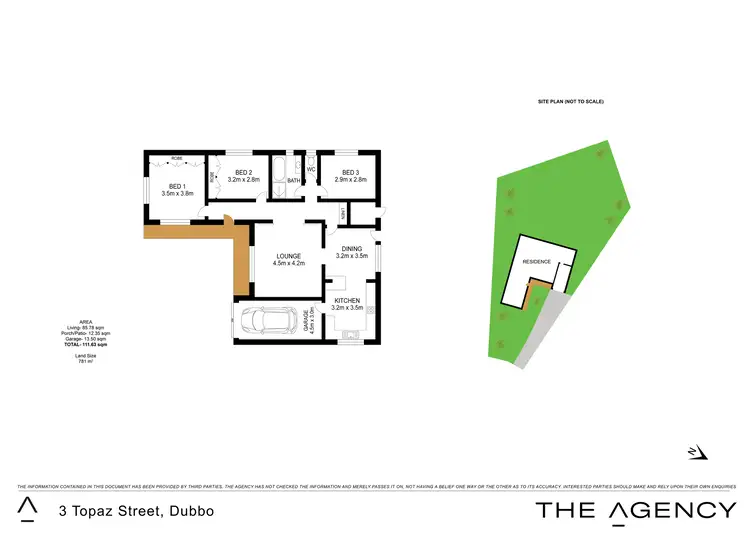 Floorplan of Homely house listing, 3 Topaz Street, Dubbo NSW 2830
