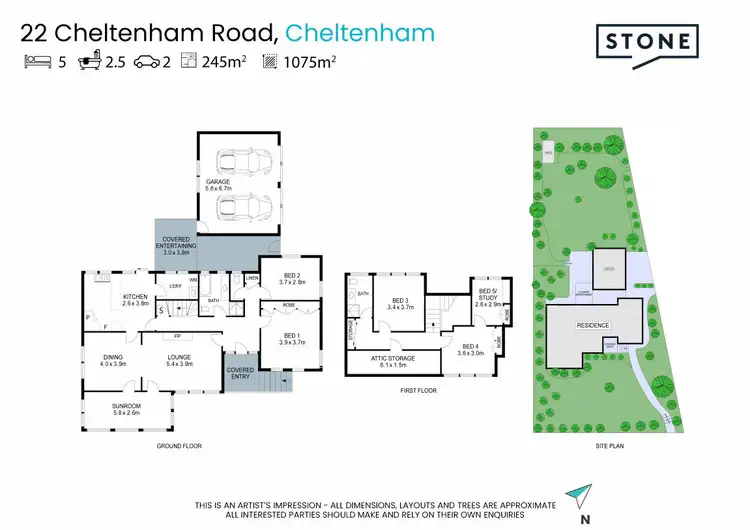Floorplan of Homely house listing, 22 Cheltenham Road, Cheltenham NSW 2119