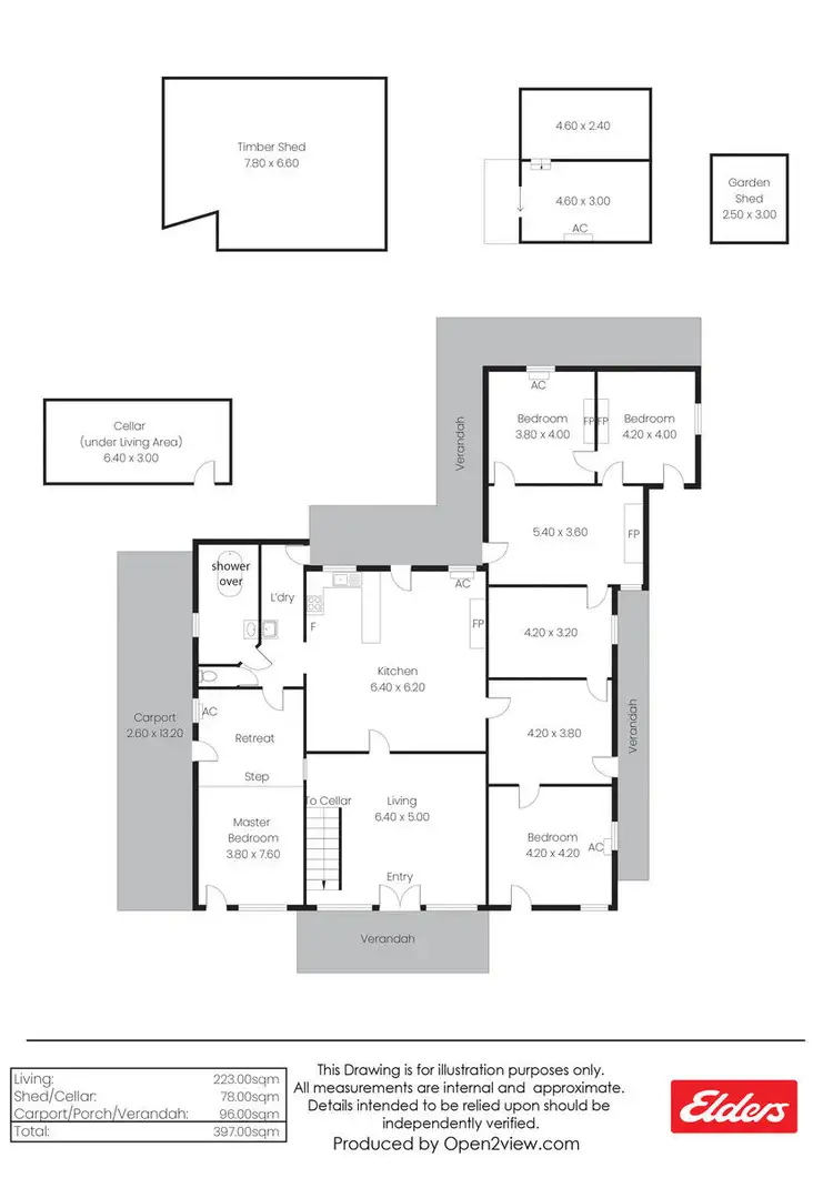 Floorplan of Homely house listing, 11-13 Sixth Street, Koolunga SA 5464