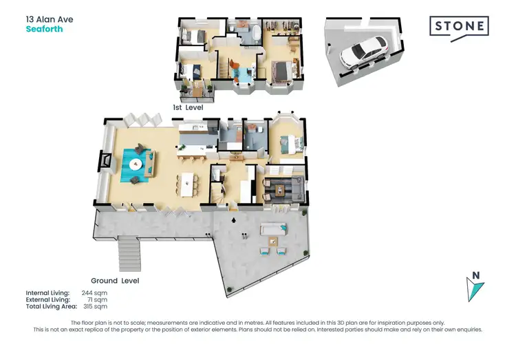Floorplan of Homely house listing, 13 Alan Avenue, Seaforth NSW 2092