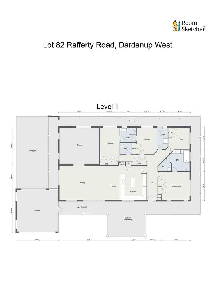 Floorplan of Homely rural property listing, Lot 82 Rafferty Road, Dardanup West WA 6236