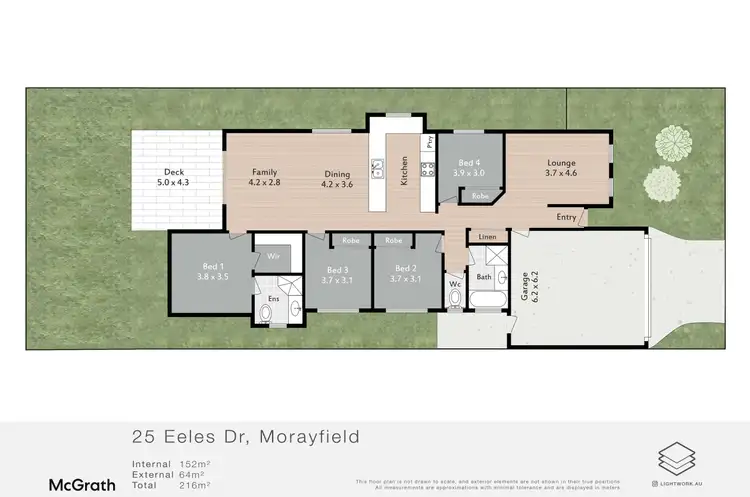 Floorplan of Homely house listing, 25 Eeles Drive, Morayfield QLD 4506