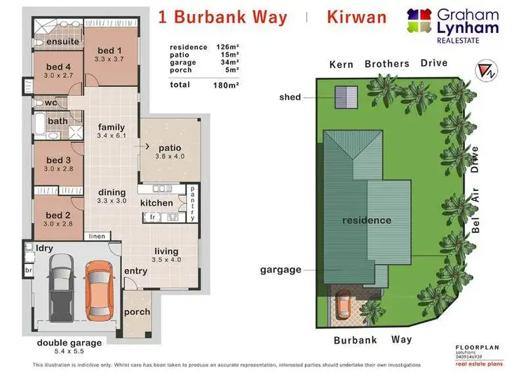 Floorplan of Homely house listing, 1 Burbank Way, Kirwan QLD 4817