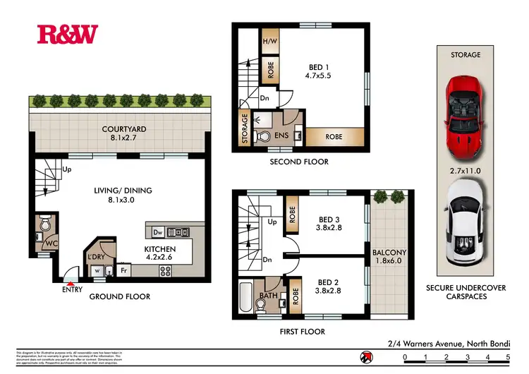 Floorplan of Homely house listing, 2/4 Warners Avenue, North Bondi NSW 2026